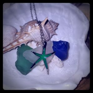 Silver Starfish Necklace